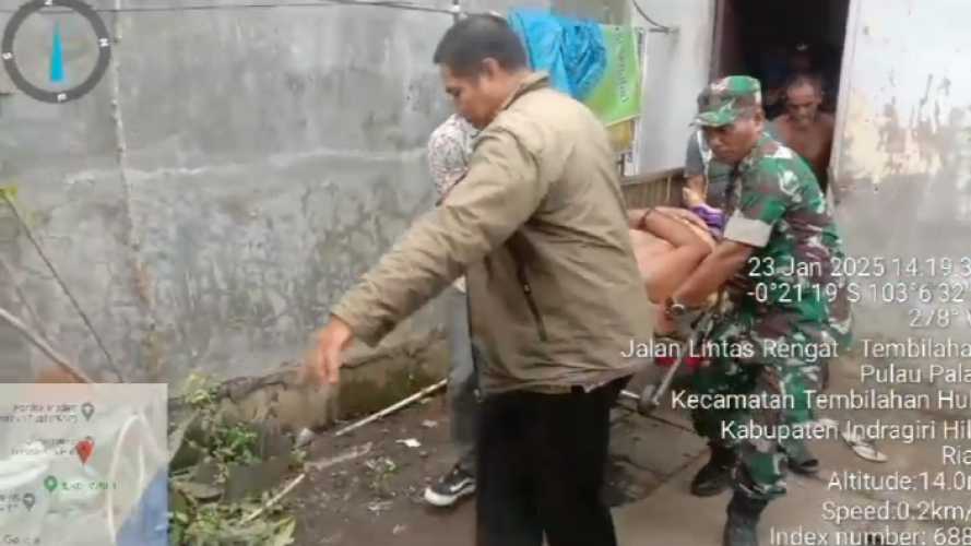 Bantuan Cepat Danposramil Tembilahan Selamatkan Nyawa Warga
