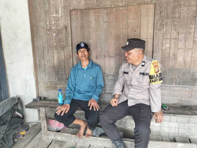 Babinkamtibmas Pusaran Beri Himbauan Kamtibmas