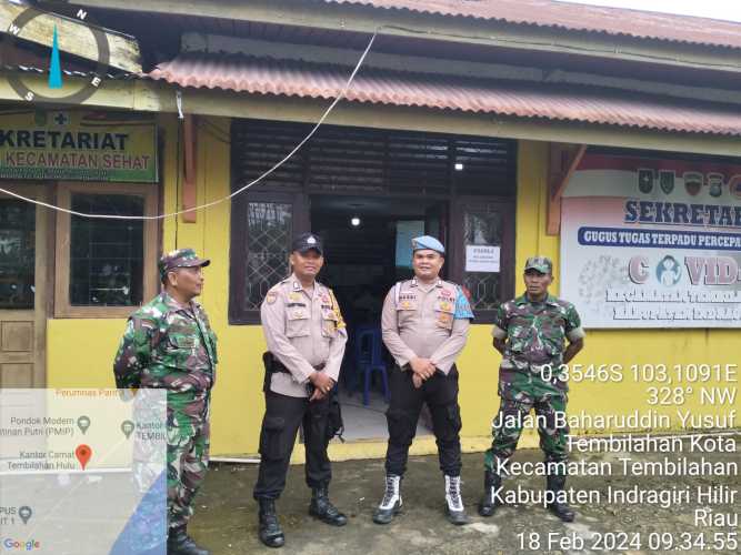 Danposramil Pelda Jaharzam dan Serda Adri Candra laksanakan Pengamanan Sidang Pleno Hasil