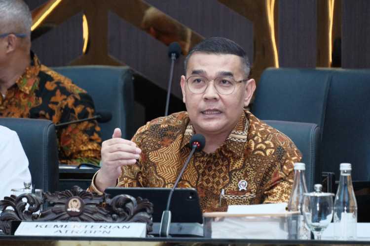 Wamen Ossy Rapat Kerja Bersama Baleg DPR RI Bahas Penyusunan RUU Reforma Agraria