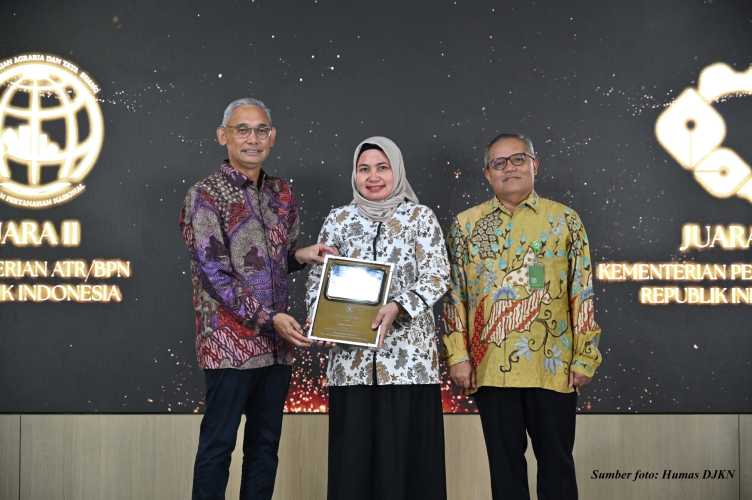 Kelola BMN dengan Tertib dan Akuntabel, Kementerian ATR/BPN Terima Anugerah Reksa Bandha 2025