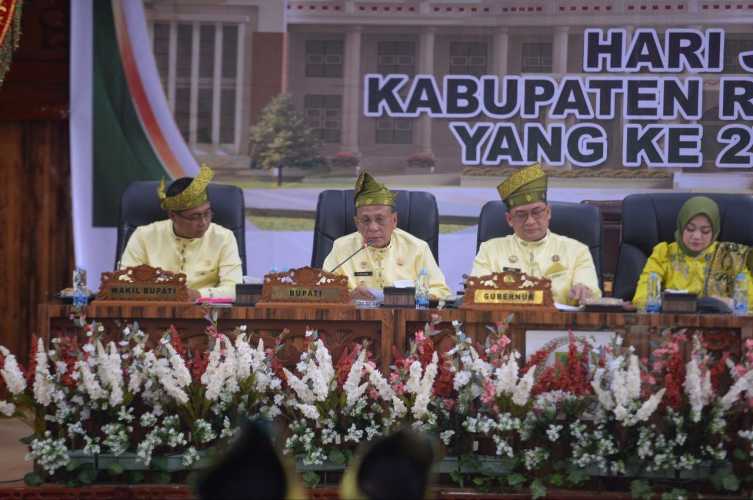 Bupati Rohil Ungkap Tekanan Fiskal 2026, Transfer Pusat Turun Jadi Rp1 Triliun