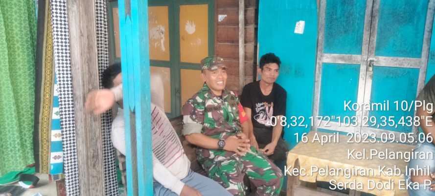 Babinsa Ciptakan Kampung Aman dan Bersih