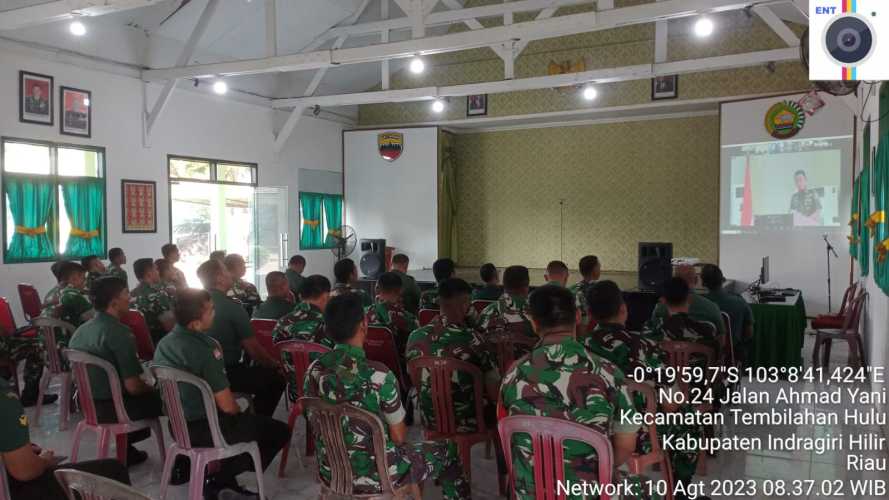Personil Koramil 12/Batang Tuaka Mengikuti Sosialisasi TWP