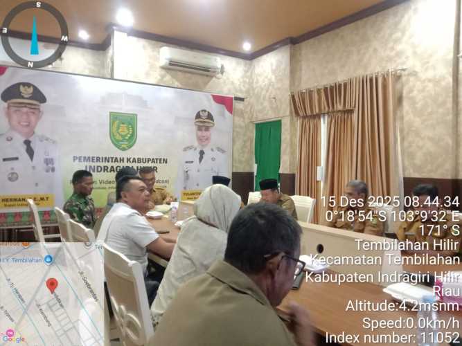Danposramil 01/Tembilahan Hadiri Rapat TPID Kabupaten Inhil, Dukung Sinergi Pengendalian Inflasi Daerah