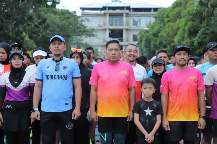 Ratusan Peserta Ikuti Karhutla Run Fun 2025 Polres Inhil