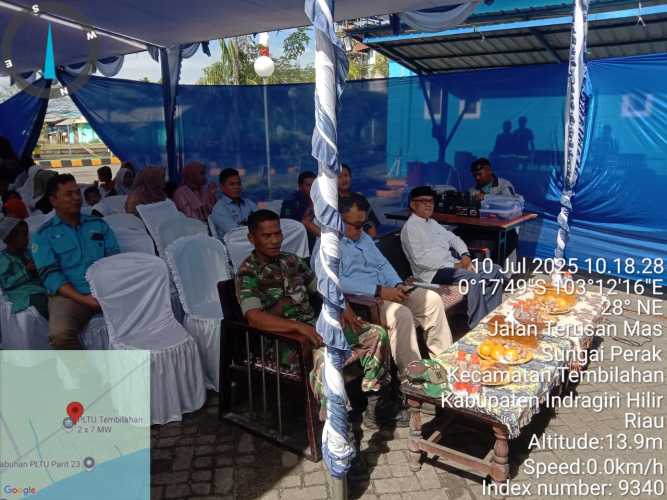 Danposramil 01/Tembilahan Mengikuti Kegiatan Pisah Sambut Manager Unit PLTU Tembilahan