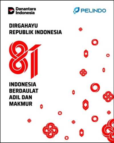 Pelindo Regional 1 Tembilahan Sampaikan Ucapan HUT RI ke-81, Ajak Perkuat Persatuan dan Gotong Royong
