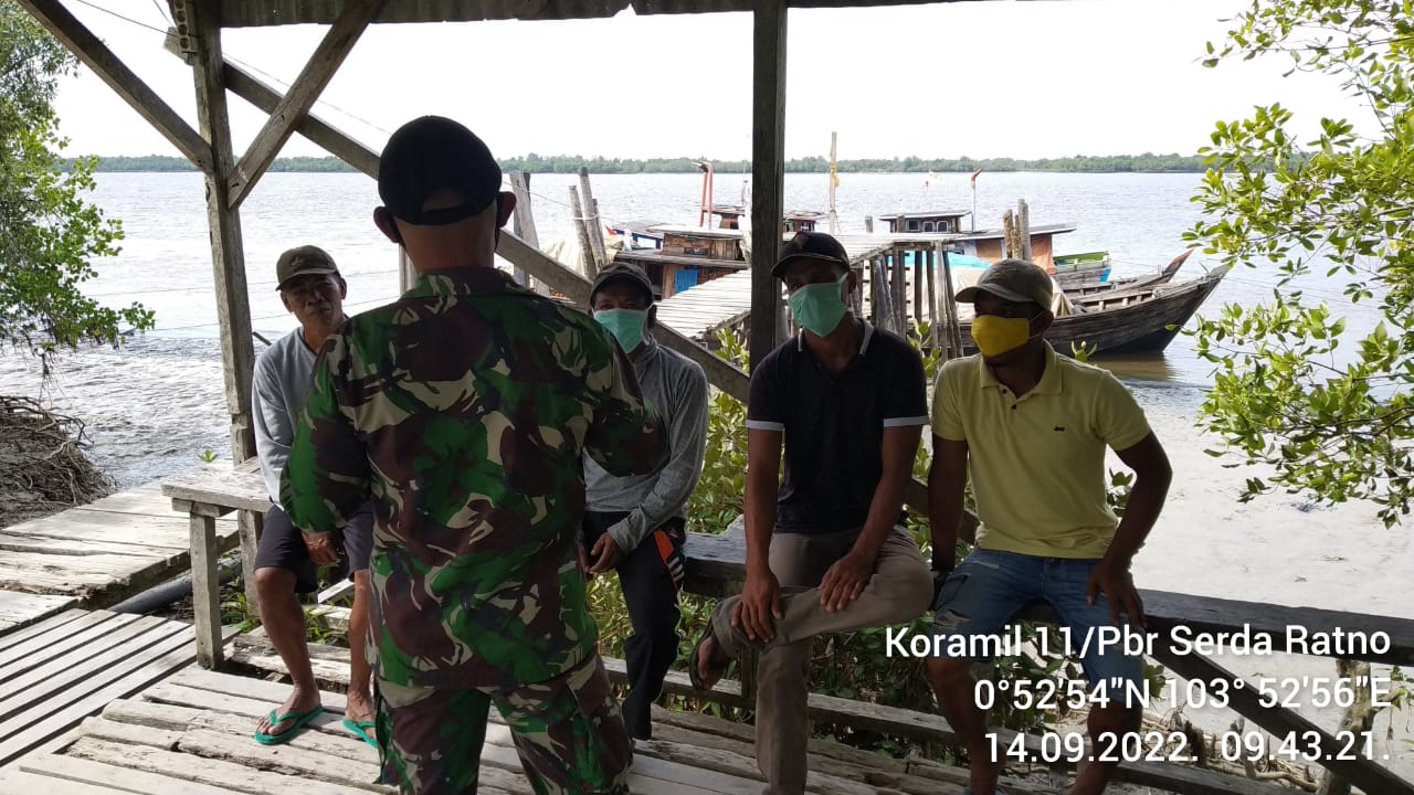 Serda Ratno Babinsa Koramil 11/Pulau Burung Kodim 0314/Inhil Harapkan Masyarakat Mawas Diri