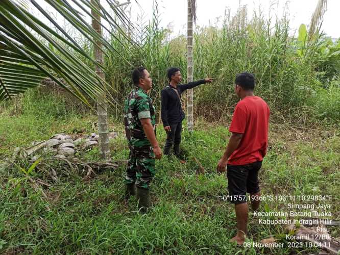 Serda Siswanto Lakukan Interaksi Sosial Terkait Pencegahan Karhutlah