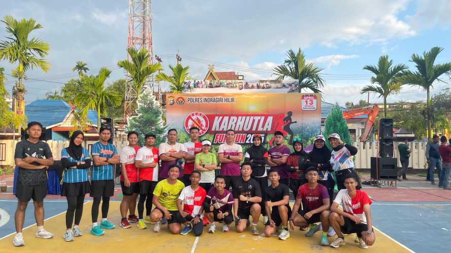 Lewat Karhutlah Fun Run 2025, Kapolres Inhil Mengajak Masyarakat Aktif Mencegah Karhutlah