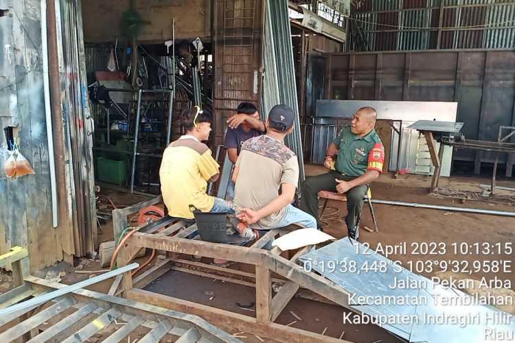 Sertu Anton Menjangkau Pelaku Usaha Kreatif