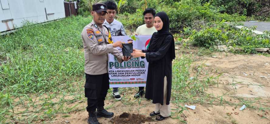Polsek Pelangiran Gelar Workshop Green Policing, Ajak Masyarakat Cinta Lingkungan Tempat Tinggal