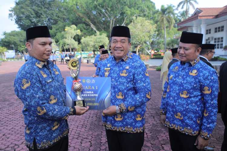 Bupati Asahan Ajak ASN Perkuat Integritas pada Upacara HUT Korpri ke-54