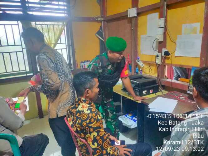 Gonjang Ganjing Harga Pinang,Babinsa Lakukan Pertemuan dengan Pengusaha Pinang