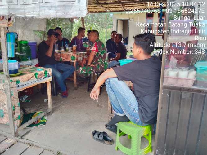 Babinsa Batang Tuaka Jaga Ekosistem Lewat Pemyuluhan Interaktif