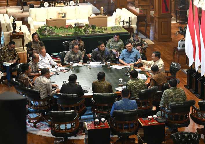 Presiden Prabowo Bahas Penyesuaian Rekrutmen Prajurit TNI hingga Penanganan Bencana