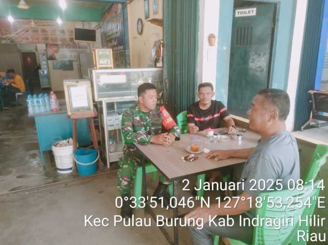 Babinsa Koramil 11/PBR Melakukan Kegiatan Puanter di Desa Bangun Harjo Jaya