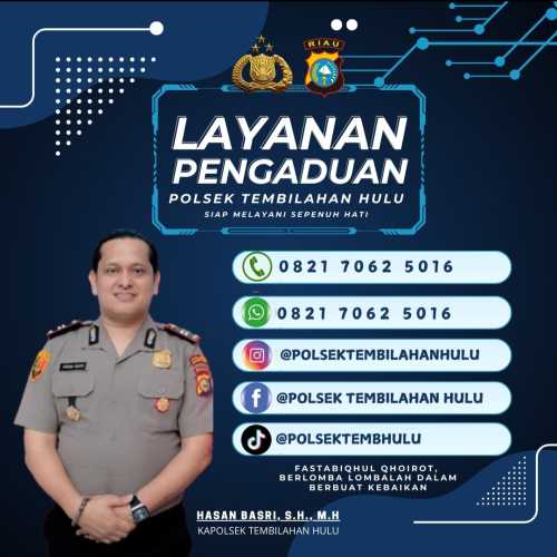 Polsek Tembilahan Hulu Tingkatkan Layanan Pengaduan Masyarakat dengan Multiplatform