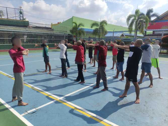 Mapenaling WBP Baru di Lapas Kelas II A Pekanbaru Ajang Adaptasi Lingkungan