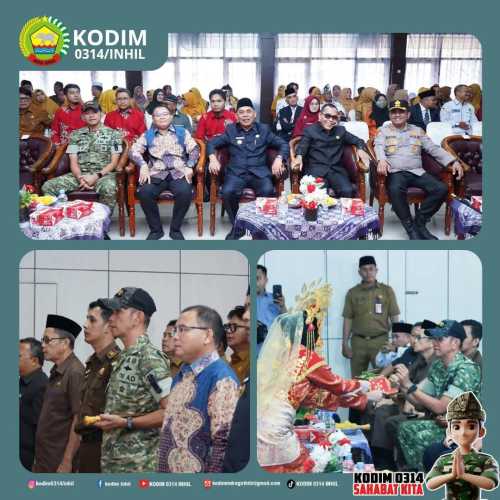 Dandim 0314/Inhil Hadiri Pelantikan Dewan Pendidikan Inhil Periode 2025–2030