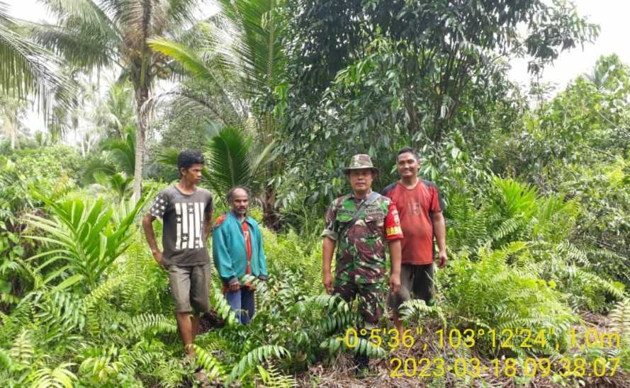 Babinsa Aktifkan Peran Masyarakat Peduli Api