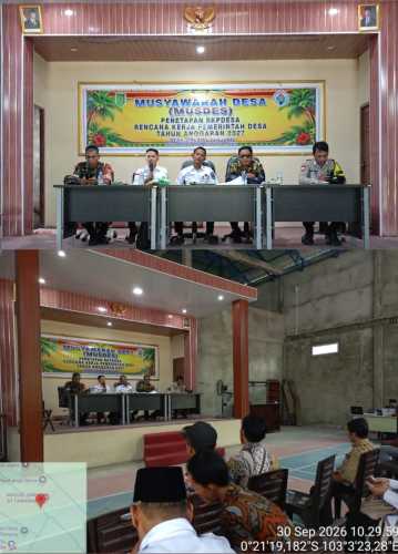 Pemdes Sialang Panjang Susun RKP Desa Tahun 2027