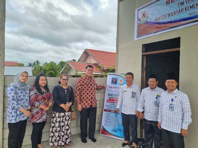 LBHK Markfen Justice Terima Kunjungan  Tim Verifikasi Kanwil Kemenkumham Riau