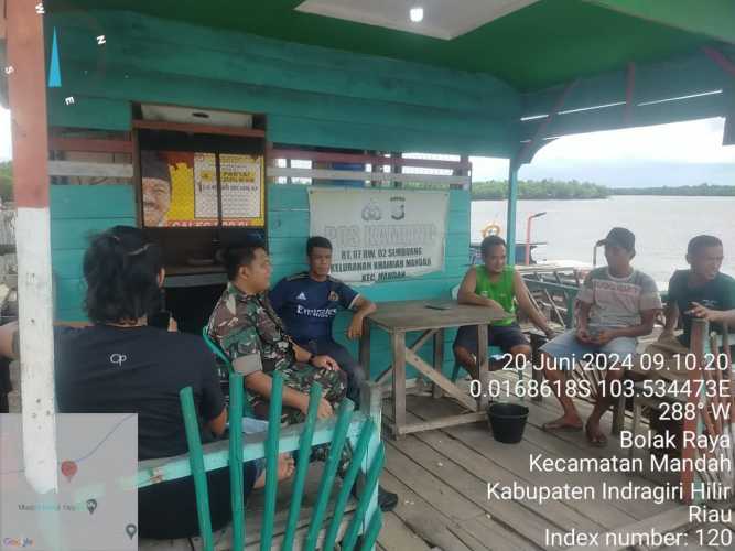 Babinsa Bolak Raya Anjangsana Ke Rumah Warga Tingkatkan Kamtibmas