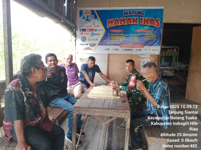 Babinsa Koramil 12/BTK Gencar Sosialisasi P4GN di Desa Tanjung Siantar