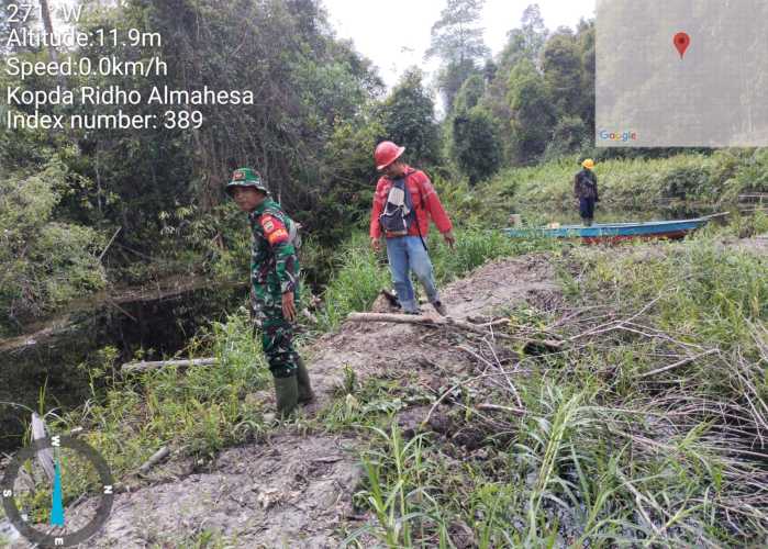 Babinsa Gas Patroli Daerah  Hutan Lindung