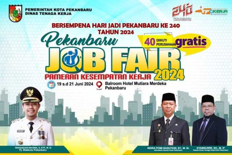 Job Fair Pekanbaru Diikuti 42 Perusahaan dan Ribuan Lowongan