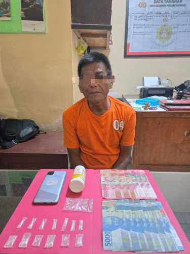 Polsek Kempas Ungkap Kasus Narkotika di Desa Danau Pulai Indah, Satu Pelaku Diamankan