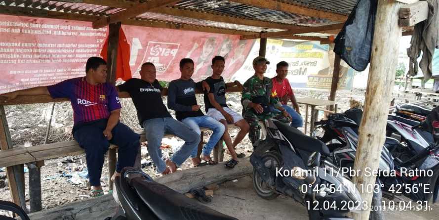 Serda Ratno Lakukan Penertiban Arus Mudik Lebaran di Pelabuhan