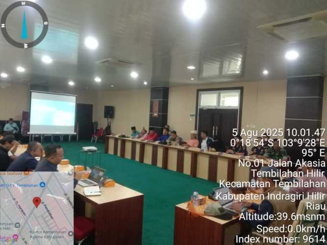 Peltu Jaharzam, mewakili Danramil 01/Tbh, turut serta dalam rapat koordinasi penting terkait penggelaran kabel bawah laut 20 kV