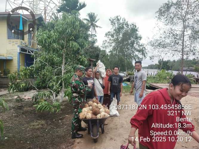 Babinsa Desa Bente Laksanakan Jumat Komsos, Pererat Hubungan dengan Warga Binaan