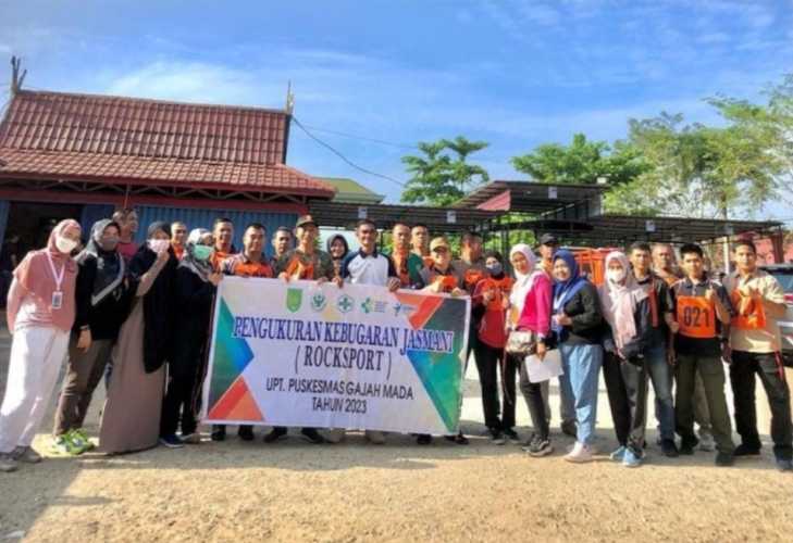 Dinkes Inhil Kolaborasi UPT.Puskesmas Gajah Mada Cek Kesehatan Pegawai Pemerintah