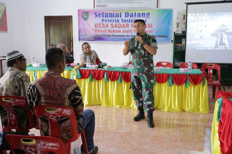 Kodim 0208 Asahan; Kenali Hukum Sejak Dini