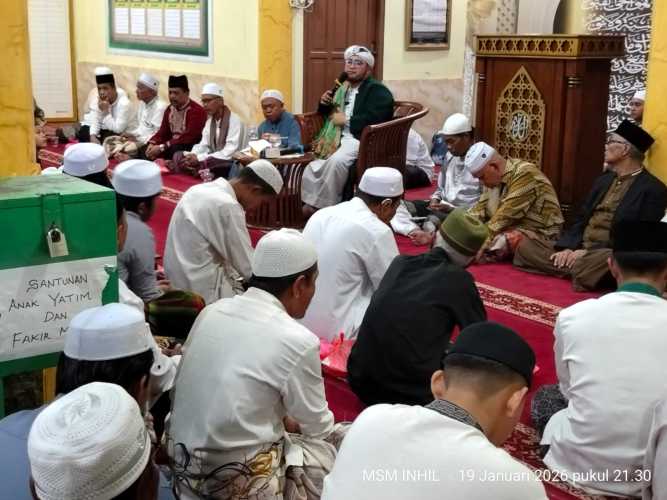 Peringatan Isra’ Mi’raj 1447 H di Surau At-Tawwab, Jamaah Antusias Ikuti Tausiyah Tuan Guru Muhammad Hijiriansyah