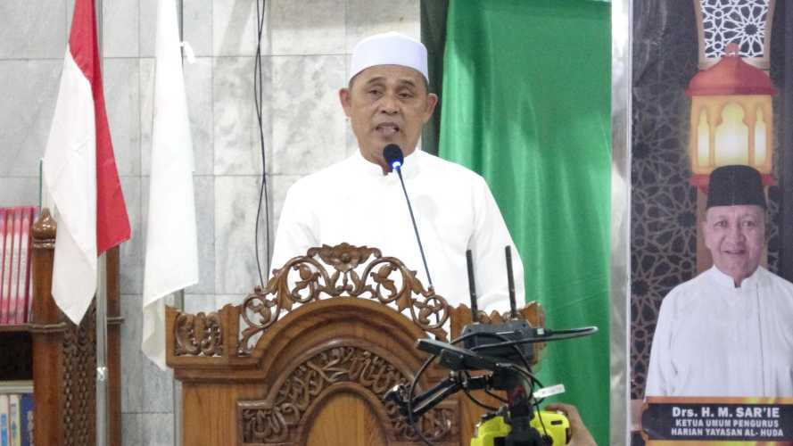 Maulid Nabi Muhammad di Masjid Agung Al-Huda, Bupati Herman Serukan Kedamaian Masyarakat
