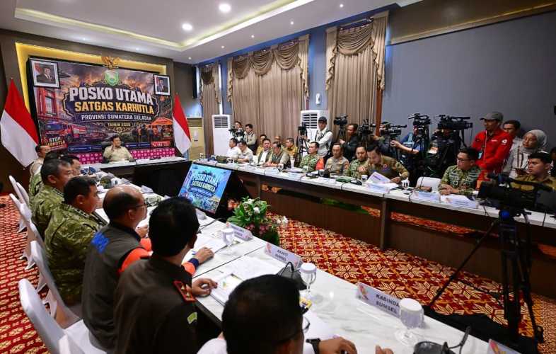 Dari Riau ke Sumatra Selatan, Presiden Prabowo Pastikan Penanganan Karhutla Berjalan hingga Tuntas