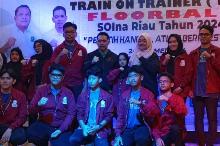 Dispora Riau Puji Pelaksanaan Kegiatan TOT Floorball SOIna Riau