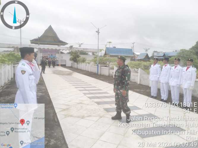 Serda Adri Candra Bersama Anggota  Paskibra Persiapkan Harkitnas 2024