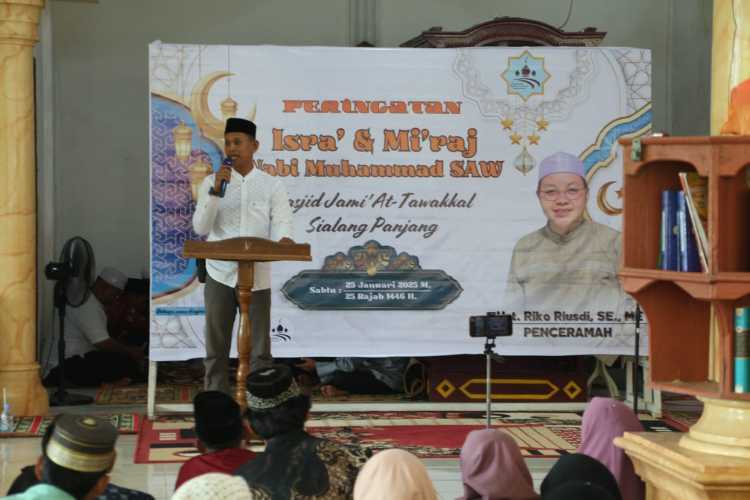 Sialang Panjang Gelar Peringatan Isra' Mi'raj Nabi Muhammad