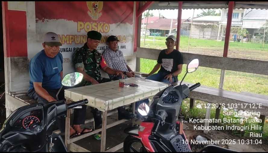 Babinsa menjalankan komduk terpadu secara humanis