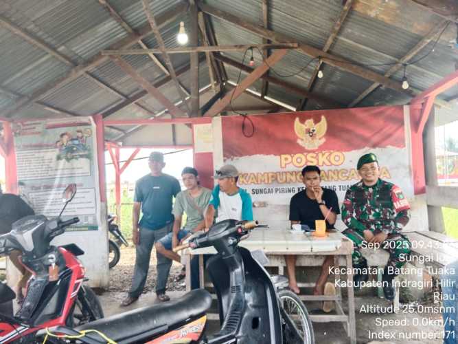 Babinsa Fungsikan Pos Kampung Pancasila untuk Penyuluhan, Tingkatkan Kondusifitas Wilayah