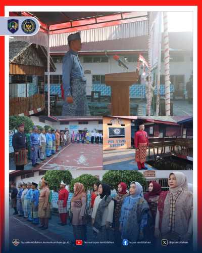 Lapas Tembilahan Gelar Upacara Hari Ulang Tahun Ke-80 Republik Indonesia