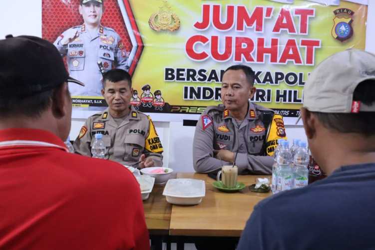 Jumat Curhat,Warga Keluhkan Pengguna Kendaraan Yang Langgar Rambu Lalu Lintas