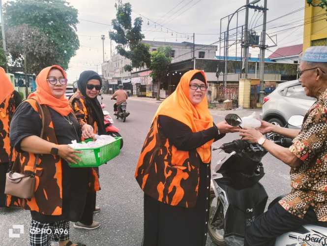 Sambut Ramadhan, DPW Srikandi Pemuda Pancasila Riau Gelar Aksi Sosial
