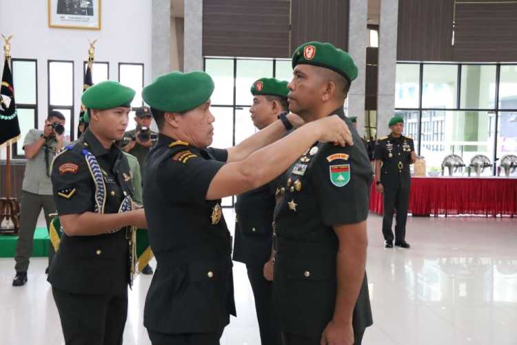 Pangdam XIX/TT Pimpin Sertijab Danrem 031/Wira Bima, Brigjen TNI Agustatius Sitepu Resmi Menjabat